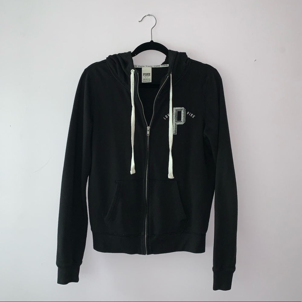 Black Small Love Pink Sweatshirt